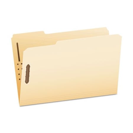 Tops Business Forms Pendaflex, MANILA FOLDERS WITH TWO FASTENERS, 1/3-CUT TABS, LEGAL SIZE, 50PK FM313